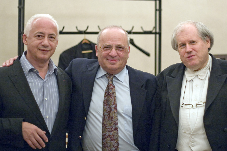 Vladimir Spivakov, Grigory Sokolov und Felix Gottlieb